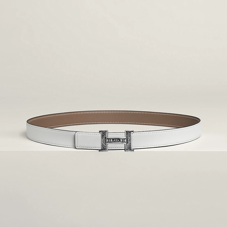 Mini Constance Touareg belt buckle & Reversible leather strap 24 mm - Image 2